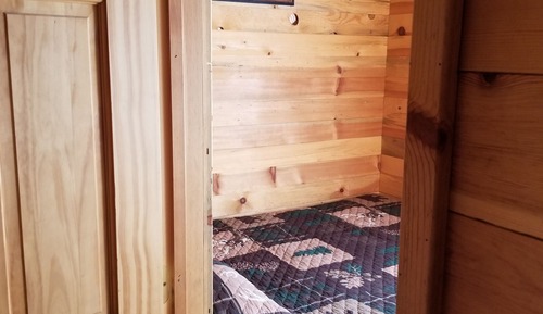 Comfort-Ferienhütte, 2 Schlafzimmer, Kochnische, Bergblick