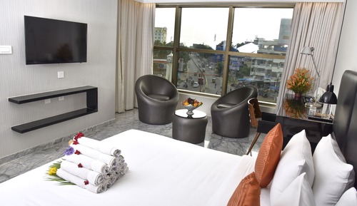 Luxury-Suite, 1 Schlafzimmer, Nichtraucher, Stadtblick