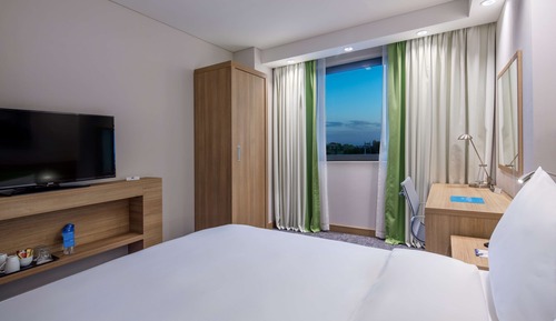 Zimmer, 1 Queen-Bett, Nichtraucher, Kühlschrank