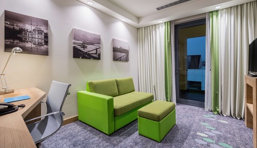 Zimmer, 1 Queen-Bett und Schlafsofa, Nichtraucher, Kühlschrank