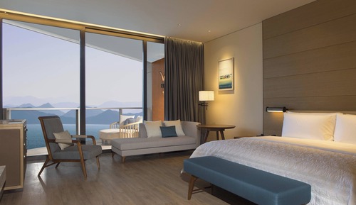 Zimmer, 1 King-Bett, Meerblick
