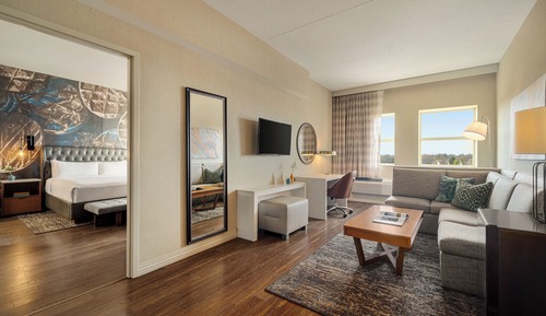 Suite, 1 King-Bett (Living Area)