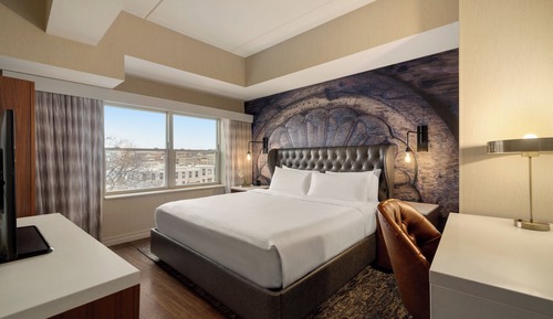 Suite, 1 King-Bett, Flussblick (Living Area)