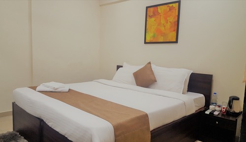 Deluxe-Doppelzimmer, 1 Doppelbett, Raucher, Stadtblick