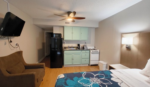 Apartment, 2 Doppelbetten, Kochnische