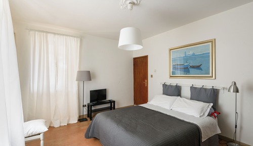 Romantisches Apartment, 1 King-Bett, Küche