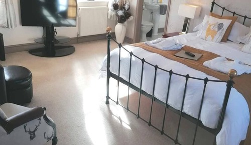 Deluxe-Doppelzimmer, mit Bad