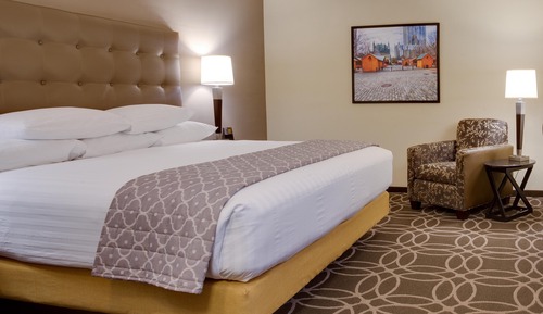 Suite, 1 King-Bett und Schlafsofa, Kühlschrank und Mikrowelle