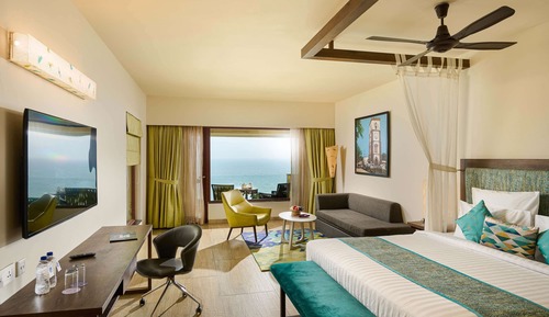 Deluxe-Doppelzimmer, 1 Doppelbett, Balkon, Meerseite