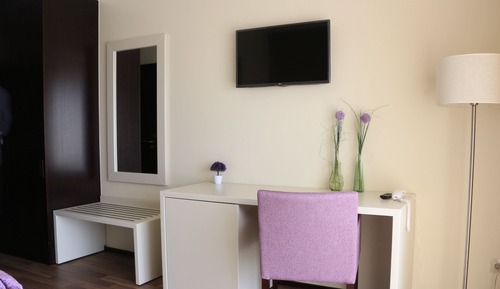 Doppel- oder Zweibettzimmer, Stadtblick