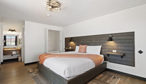 Suite, 1 King-Bett, Whirlpool, Bergblick