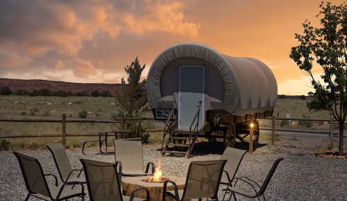 Familienbungalow, Mehrere Betten, Bergblick