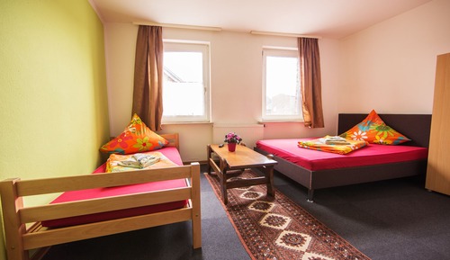 Economy-Zweibettzimmer, Gemeinschaftsbad
