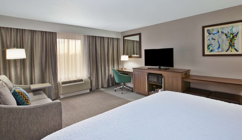 Zimmer, 1 King-Bett und Schlafsofa, Nichtraucher, Kühlschrank und Mikrowelle