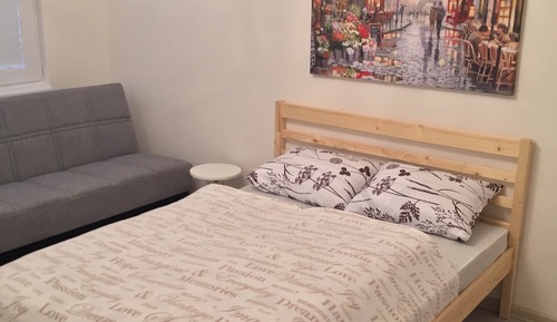 Studio, 1 Doppelbett und Schlafsofa