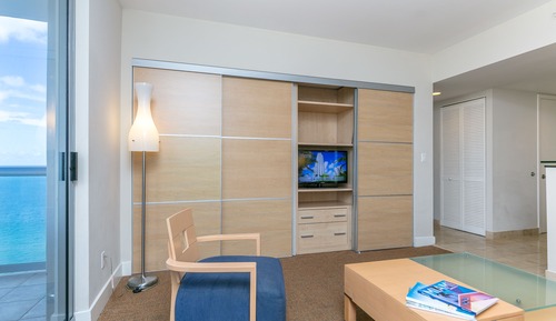 Luxury-Suite, 1 Schlafzimmer, Küche, Meerblick
