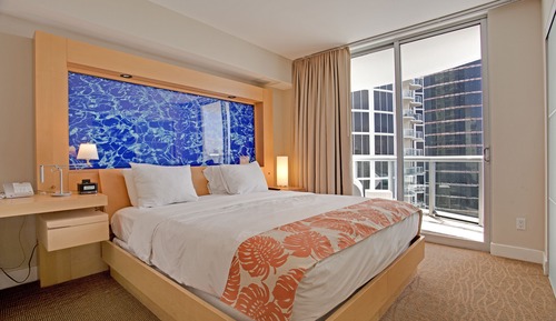Luxury-Suite, 1 Schlafzimmer, Küche, Buchtblick