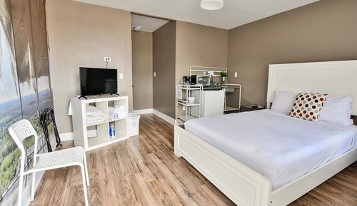 Hip Trendy Studio with One Queen Bed