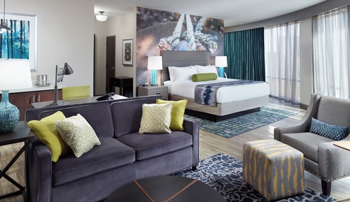 Suite, 1 King-Bett und Schlafsofa