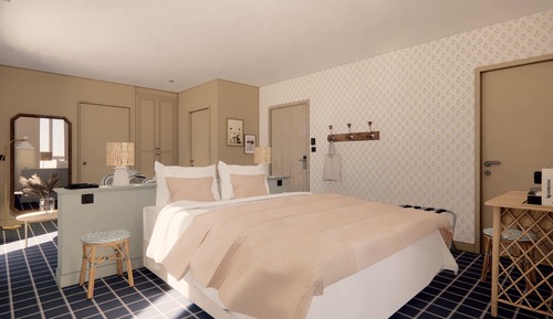 Exclusive-Doppelzimmer, Terrasse, Meerblick