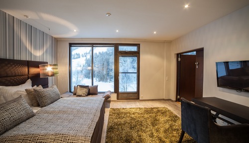 Suite, Sauna, Bergblick