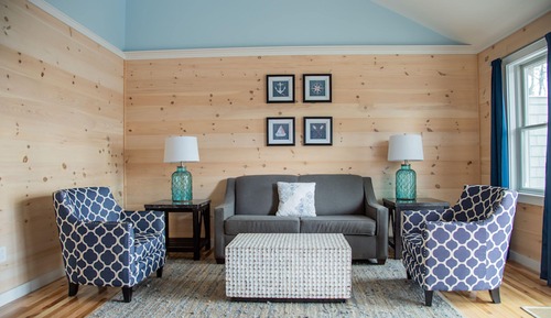 Deluxe-Ferienhütte, 2 Schlafzimmer, Buchtblick