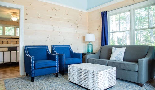 Superior-Ferienhütte, 1 Schlafzimmer, Buchtblick