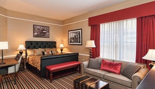 Luxury-Zimmer, 1 King-Bett und Schlafsofa, Stadtblick