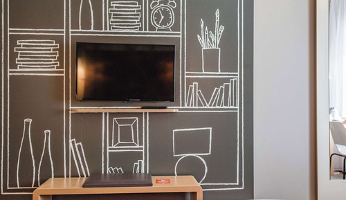 Standardzimmer, 1 Doppelbett und Schlafsofa