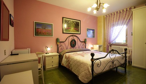 Panoramic-Doppelzimmer, 1 Doppelbett, mit Bad, Bergseite