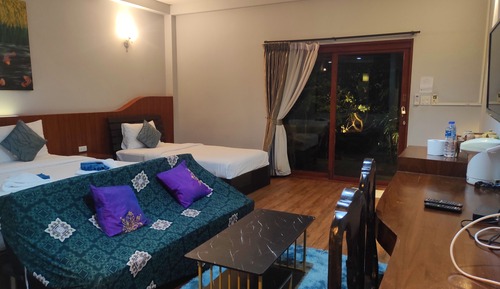 Standard-Zweibettzimmer, Gartenblick