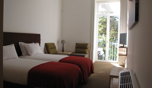 Doppel- oder Zweibettzimmer, Gartenblick
