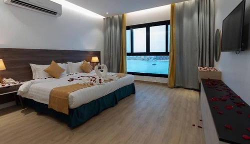 Luxury-Suite, 1 Schlafzimmer, Balkon, Meerblick