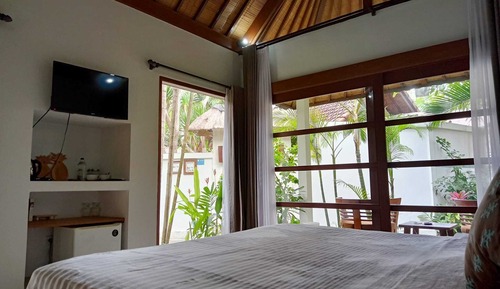 Deluxe-Doppelzimmer, 1 King-Bett, Gartenblick