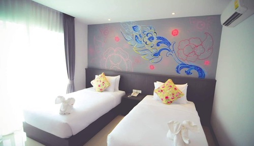 Deluxe-Zweibettzimmer, Stadtblick