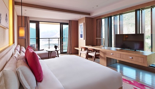 Standardzimmer, 1 King-Bett, Bergblick