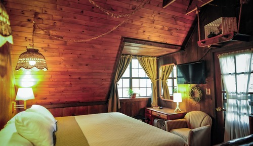 Ferienhütte, 1 King-Bett