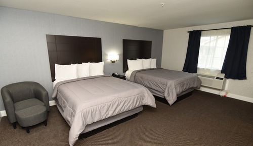 Deluxe-Zimmer, Kühlschrank und Mikrowelle