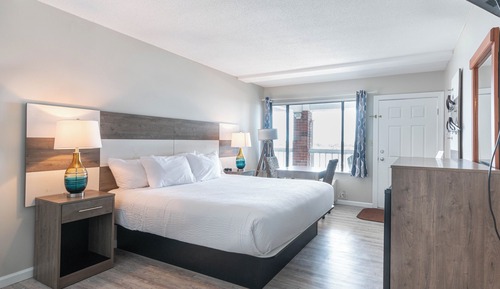 Basic-Einzelzimmer, 1 King-Bett, Hafenblick