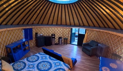 Deluxe-Zelt, Mehrere Betten, Bergblick (16ft Yurt #2)