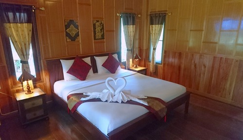 Deluxe-Doppelzimmer, 1 King-Bett, Gartenblick