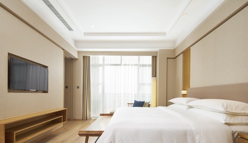 Junior-Suite, 1 Schlafzimmer, Balkon, Blick auf die Anlage