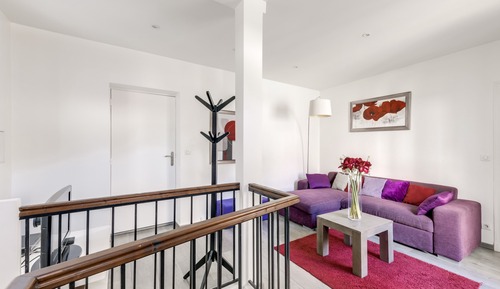 Apartment, eigenes Bad, Gartenblick