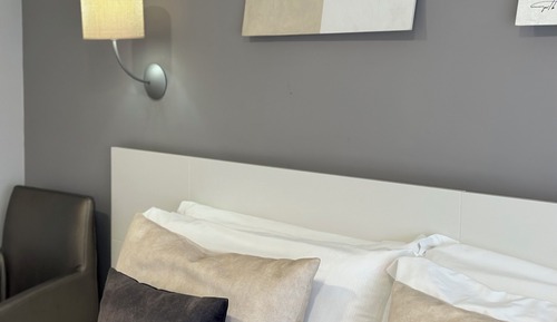 Doppel- oder Zweibettzimmer, Terrasse, eingeschränkter Meerblick