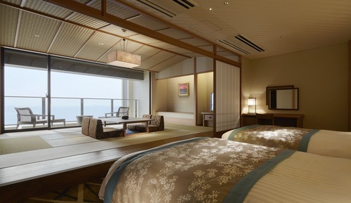 Zimmer, Nichtraucher, Meerblick (Terrace,Fujimitei,Suite,Open Air Bath)