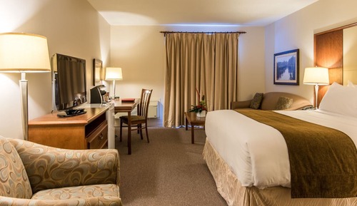 Classic-Doppelzimmer, 1 Queen-Bett und Schlafsofa, Flussblick