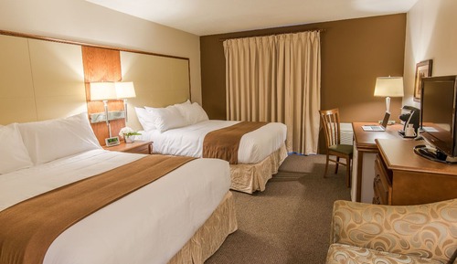 Classic-Doppelzimmer, 2 Queen-Betten, Flussblick