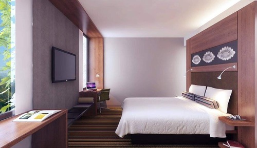 aloft, Zimmer, 1 King-Bett, Nichtraucher, Stadtblick