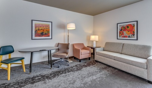 Suite, 1 King-Bett und Schlafsofa