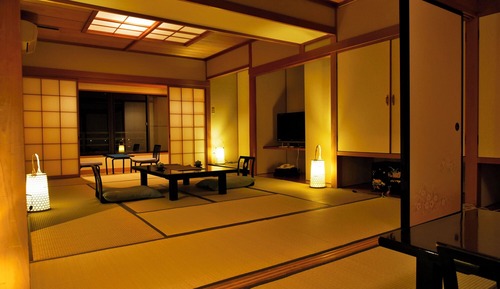 Traditional-Zimmer, Whirlpool, Meerblick (Executive, Japanese Style)